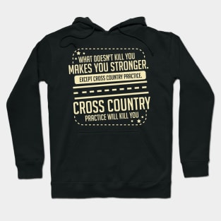 CROSS COUNTRY GIFT: Cross Country Practice Hoodie